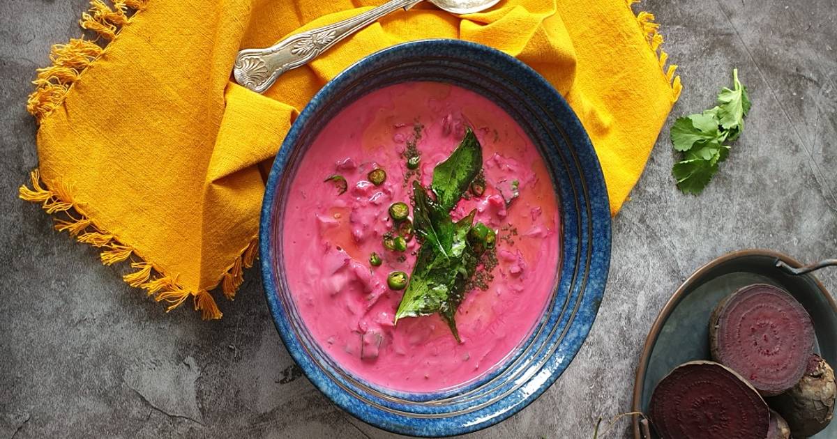 Beetroot Raita Dip From Radikalkitchen Recipe By Radhika Cookpad 7971