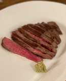 🥩 Bavette Steak with garlic, soysauce and fresh wasabi