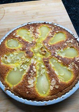 Une photo de Tarte aux poires façon bourdaloue