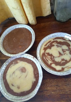 Una foto de Budín de naranja y chocolate