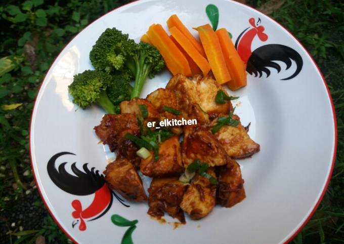 52. Ayam bakar fillet pedas