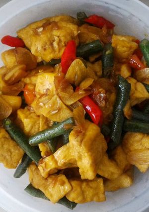 Foto resep Oseng Tahu Kacang Panjang