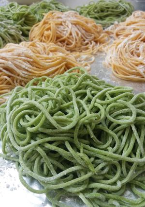 Foto resep Mie wortel + Bayem homemade
