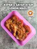 Meal Prep - Kepak & Sayap Ayam Lemon Madu