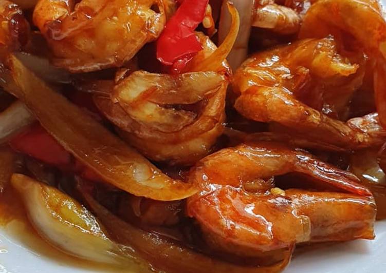 Cara Gampang meracik Udang saos inggris, Sempurna