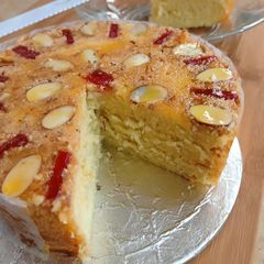 A picture of Almond Cake 🧡💛.