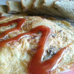 Spanish Omelette (made by Indian) A picture of Spanish Omelette (made by Indian).