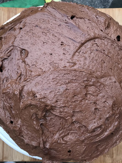 A picture of A Very, Very Chocolate Chocolate Layer Cake.