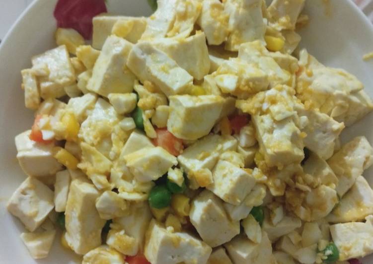 Orak arik tahu telur asin