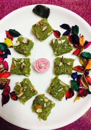 A picture of Lokky ki burfi.