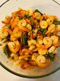 Shrimp with mix Veggies 🍅 🌽 🌶