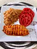 Filete de pechuga adobado a la plancha