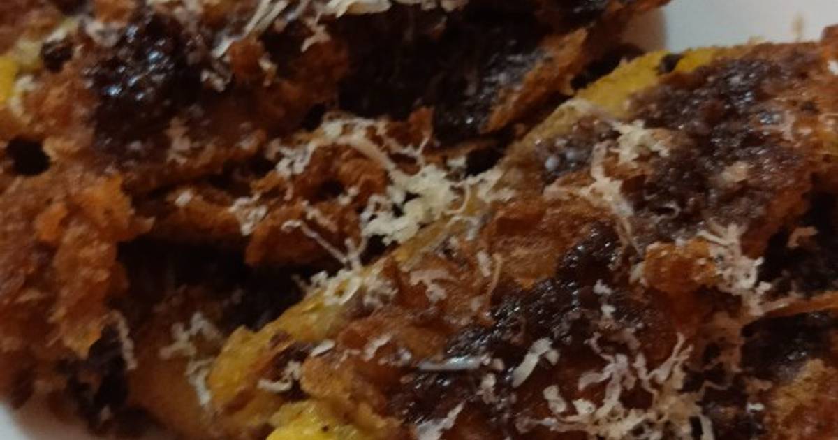 1 044 resep  pisang  goreng  lembut with chocolate cheese 