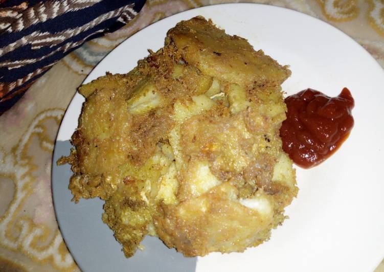 How to Prepare Quick Egg fried yam