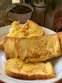 Foto resep French toast teflon (Roti panggang Prancis dengan teflon) untuk sarapan atau ngopi ngopi