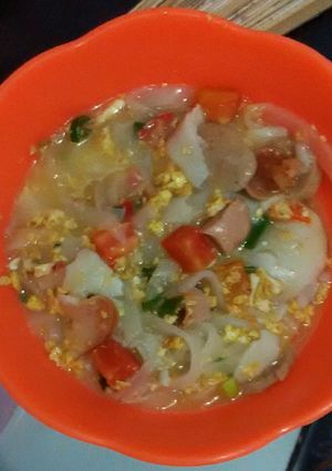 Foto resep Seblak kwetiau keroyokan 🌶🍗🍤🍥😝