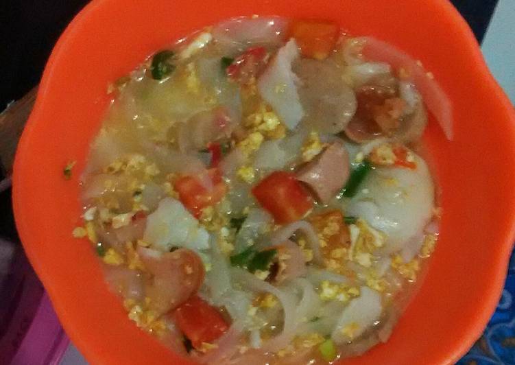 Seblak kwetiau keroyokan 🌶🍗🍤🍥😝