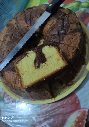 Foto resep Marble cake/marmer cake