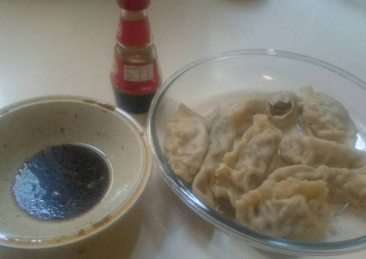 Recipe of Appetizing Asian Dumplings, boiled