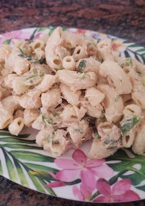 Una foto de Ensalada de pasta con atún
