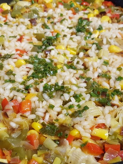 Una foto de Pilaf de verduras (vegano)