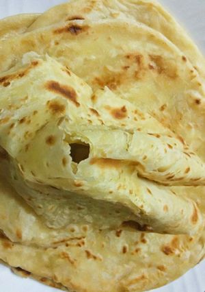 A picture of Semolina chapatis.