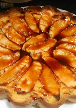 Foto principal de Tarta de Manzana y Crema Casera