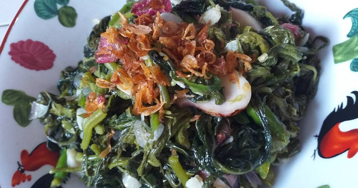 Resep Tumis Daun Pepaya Daun Singkong Oleh Kiki Budjang Sanmustari