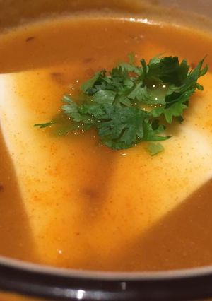 A picture of Shahi Paneer In Pumpkin sauce.