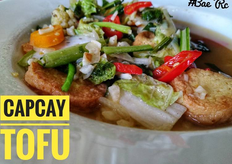 Cara mudah mengolah Capcay tofu, Lezat Sekali