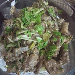 Mutton white karahi A picture of Mutton white karahi.