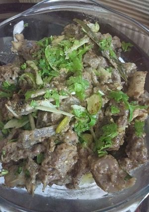 A picture of Mutton white karahi.