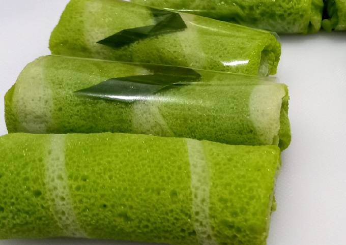 Recipe: Appetizing Dadar Gulung isi Unti Selai Pisang