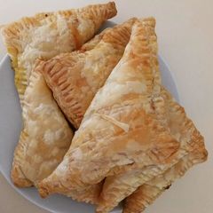 A picture of Cheese and Spinach Pastry *Vegetarian.