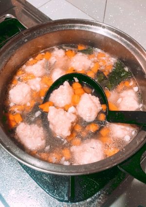 Foto resep Sup bola bola udang