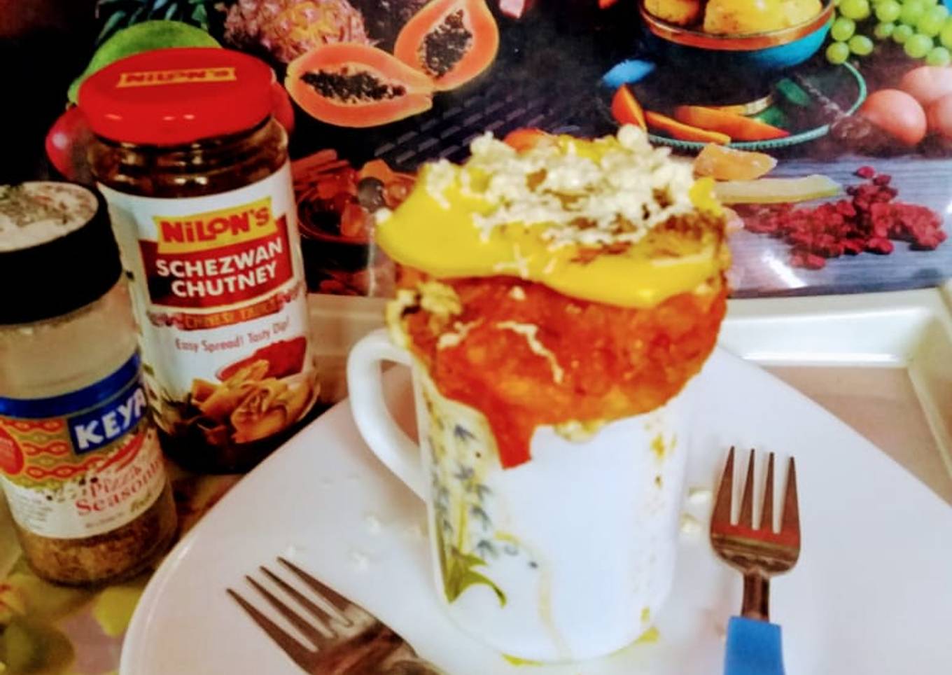 Egg yolk french toast