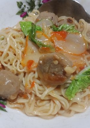 Foto resep Mie nyemek baspeckur