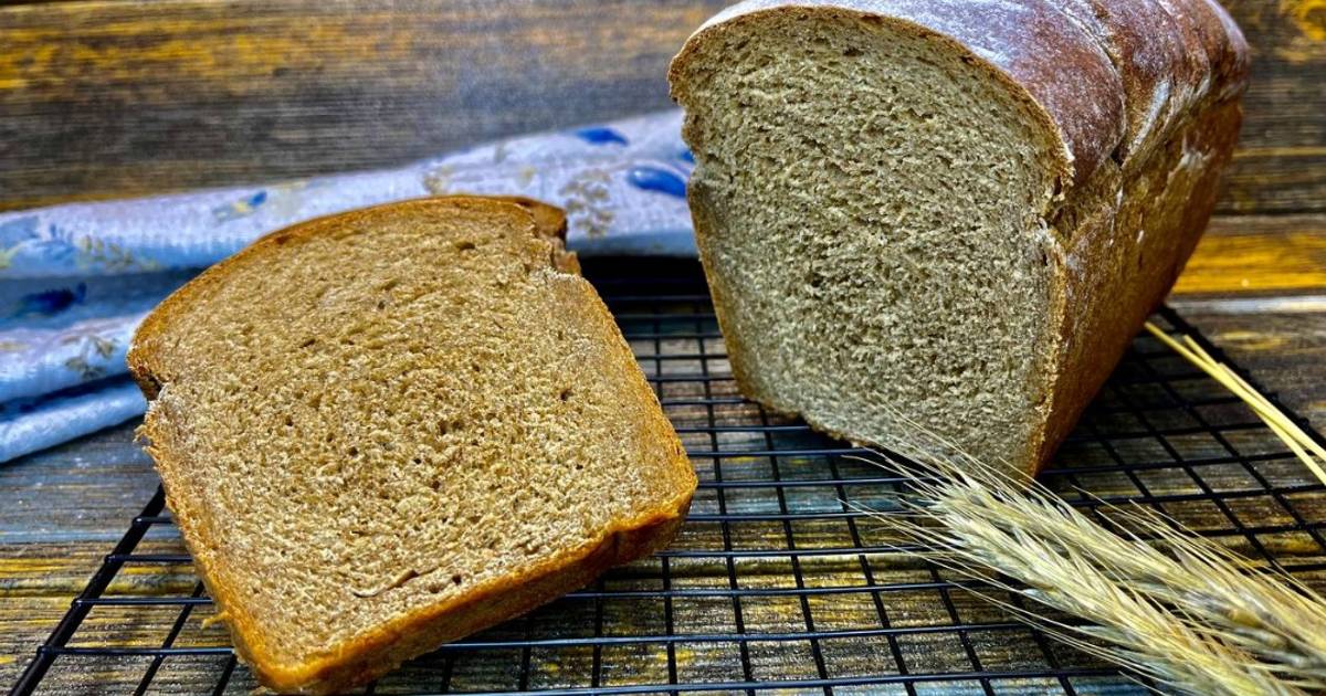 Домашній пшенично-житній хліб рецепт