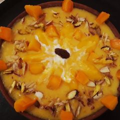 A picture of Mango phirni.