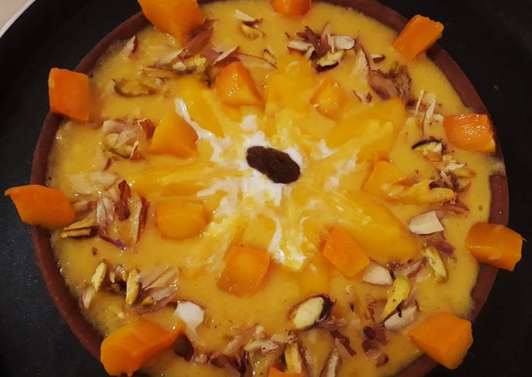 Simple Way to Make Any-night-of-the-week Mango phirni