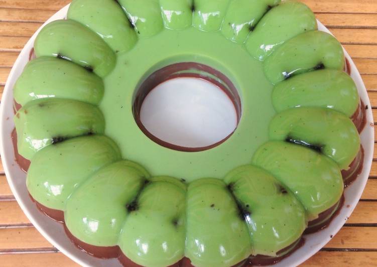 Puding Chocolatos Greentea Coklat