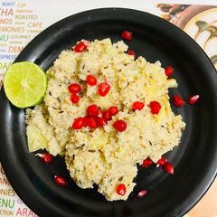A picture of Navaratri Fasting Masala Samak Rice.