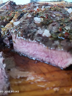 Una foto de Entrecot de vaca rubia gallega