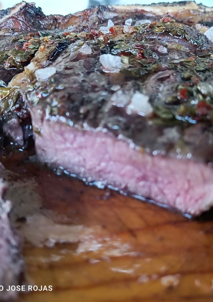 Una foto de Entrecot de vaca rubia gallega
