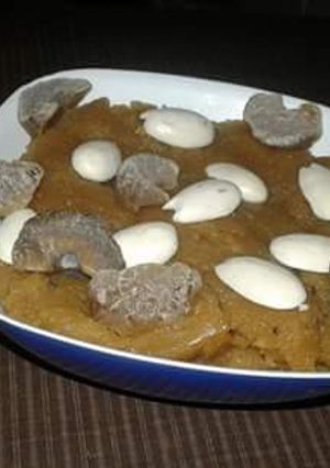 A picture of Moong dal halwa.