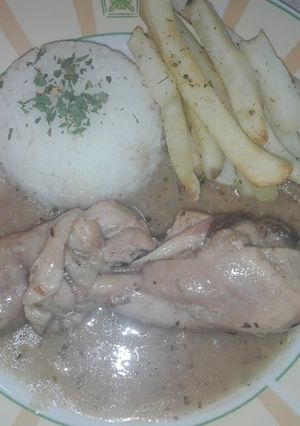 Növényi tejben sült provence-i csirkecombok recept fotója