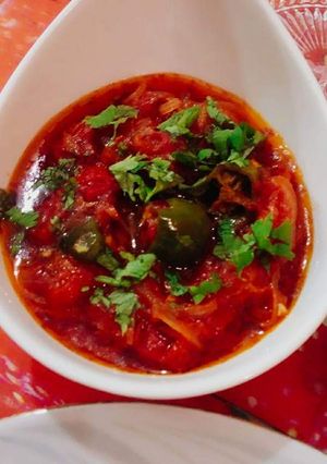 A picture of Temater ki chutney.