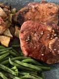 Pork Chops with Pomegranate Sauce
