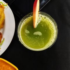 A picture of Wheat Grass Apple Juice.