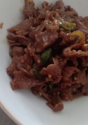 Foto resep Daging tumis cabe rawit